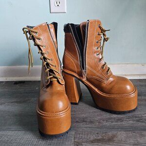 Dolls Kill x Bratz Lady Boss Combat Boots Size 10